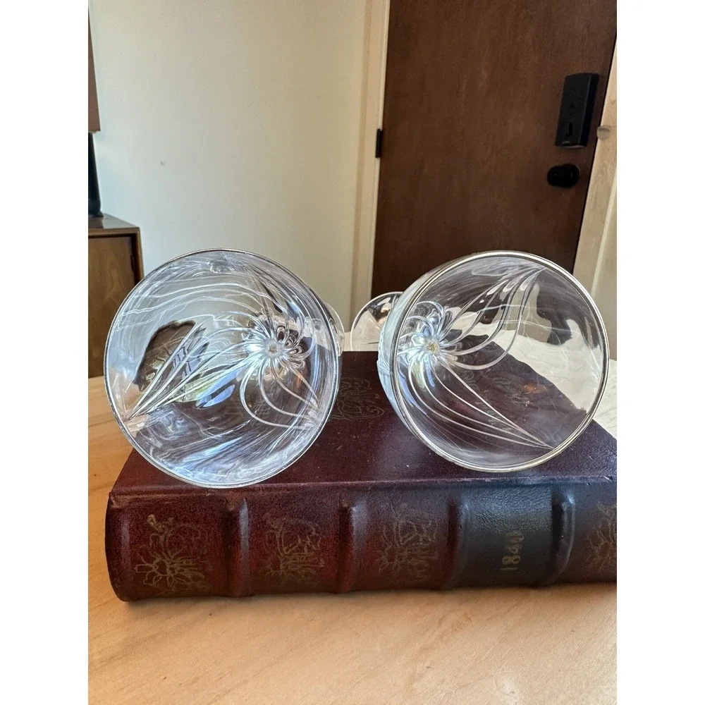Lenox Crystal - Debut Platinum - Set of 2 Water Goblets